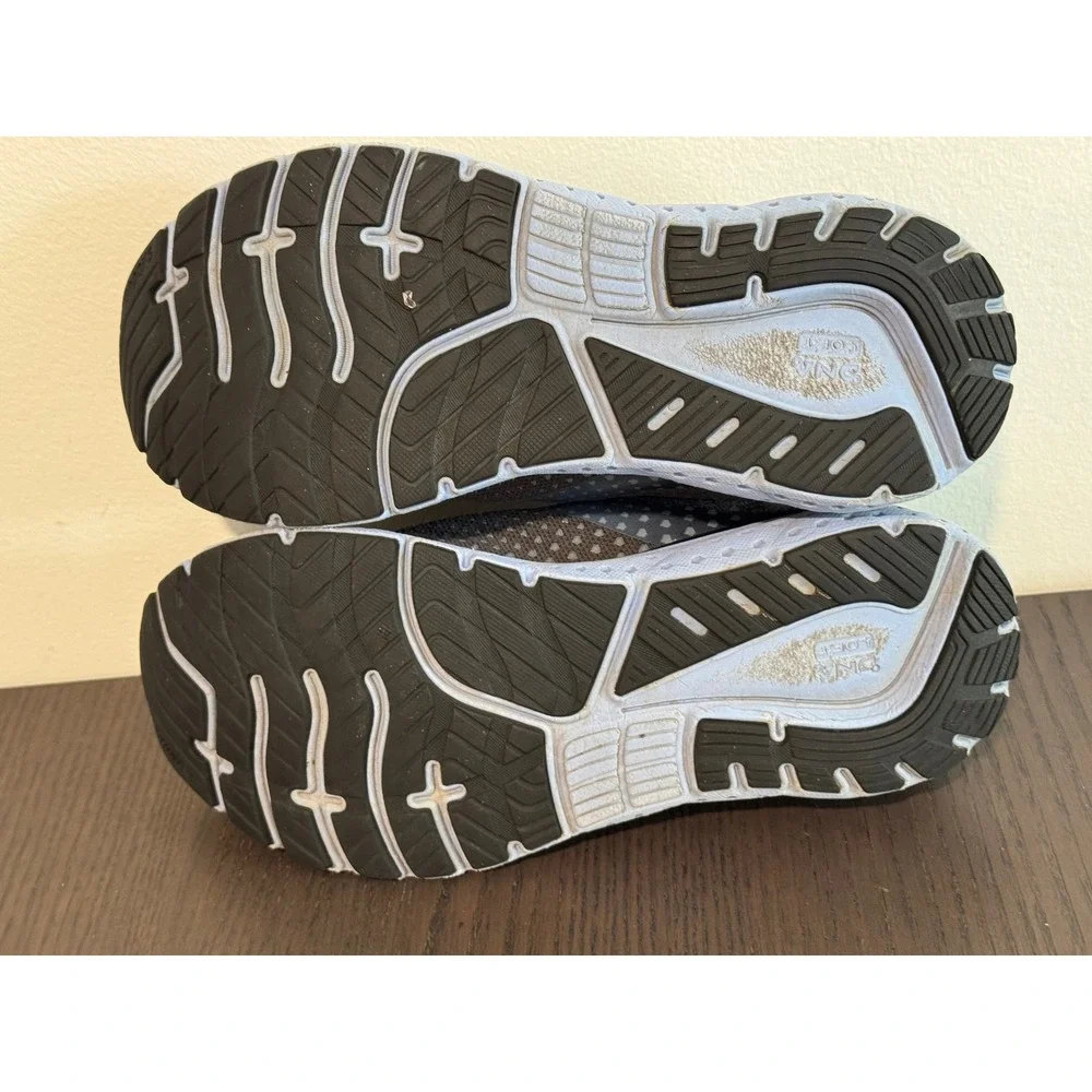 Brooks Glycerin 18 Women Size 8.5 Grey Blue Cushioned Road Running Shoes